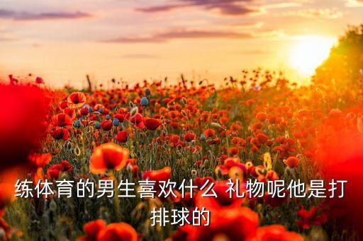 练体育的男生喜欢什么 礼物呢他是打排球的