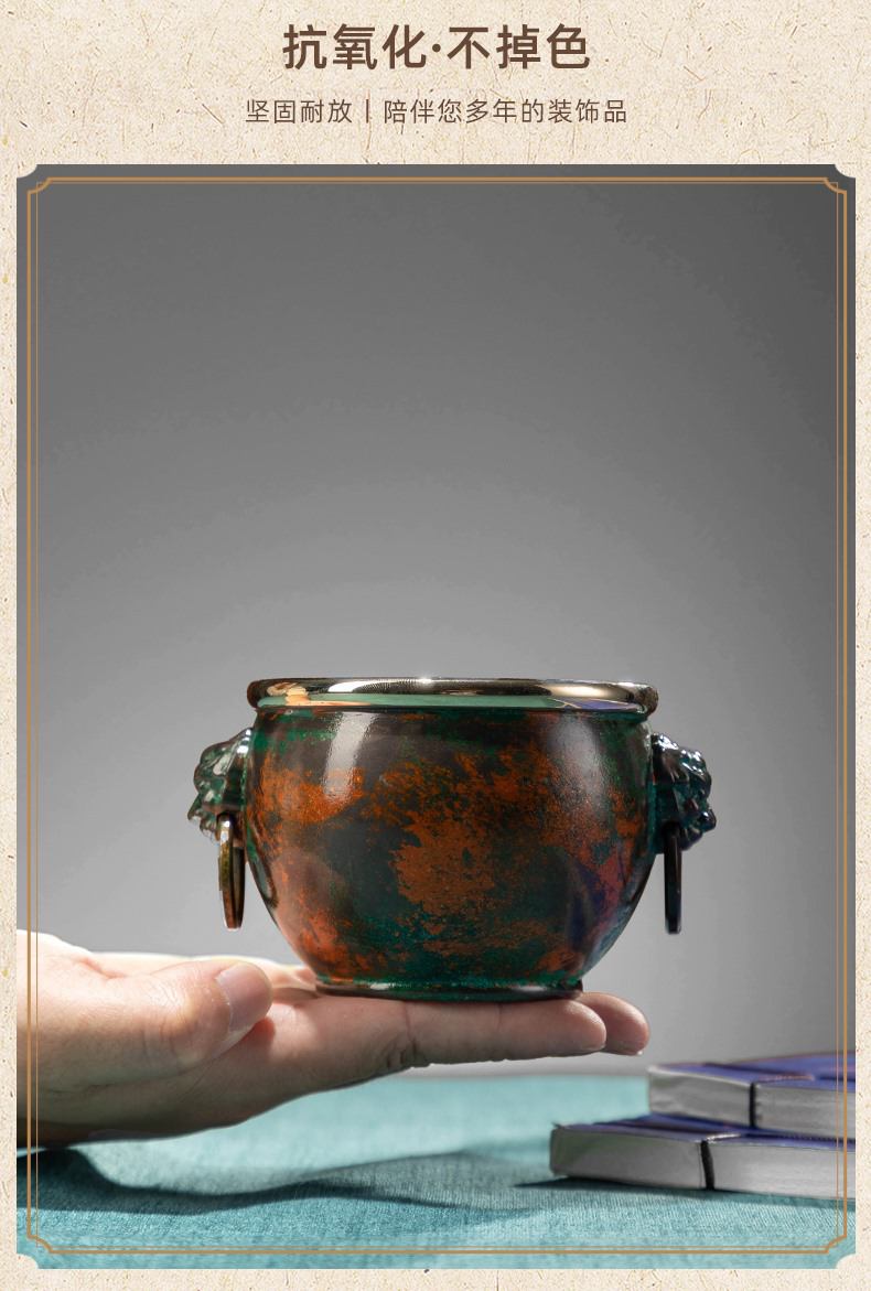 复古双耳彩铜缸摆件9.jpg