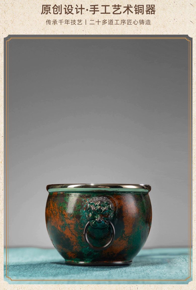复古双耳彩铜缸摆件3.jpg