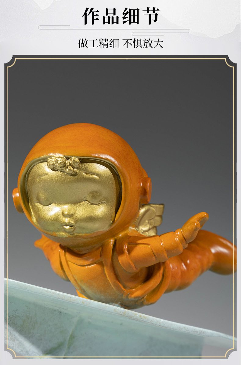 可爱飞天女孩卡通黄铜摆件2.jpg