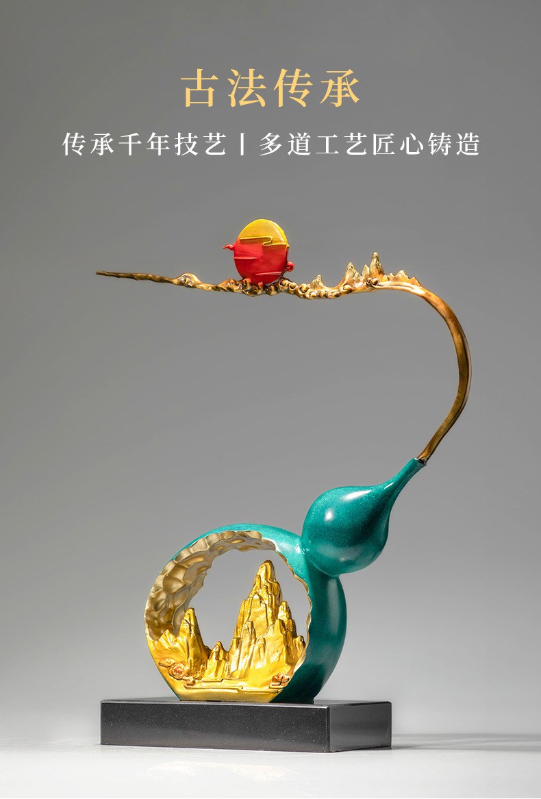 福星高照葫芦创意铜摆件10.jpg