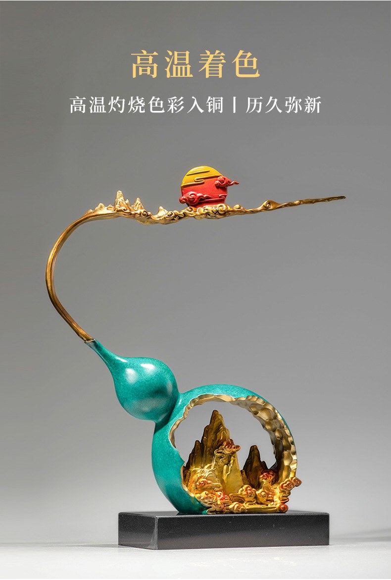 福星高照葫芦创意铜摆件3.jpg